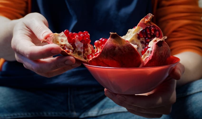 Propiedades del fruto de la granada